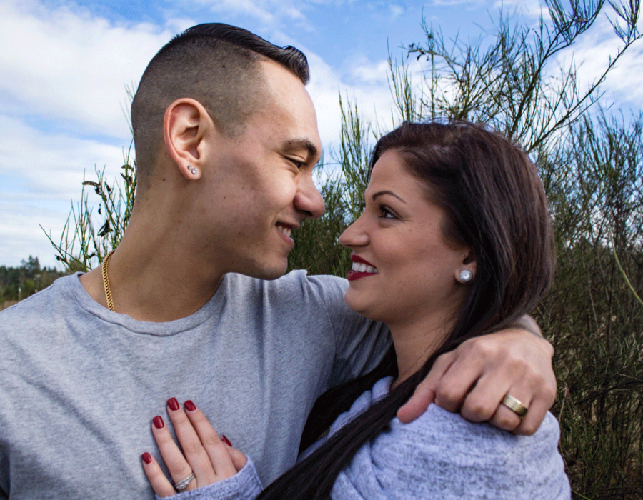 couples-photos-face-to-face-profile-portrait